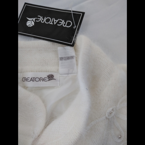 NWT Vintage Creatore Angora/lambs wool Sweater M - Picture 7 of 10